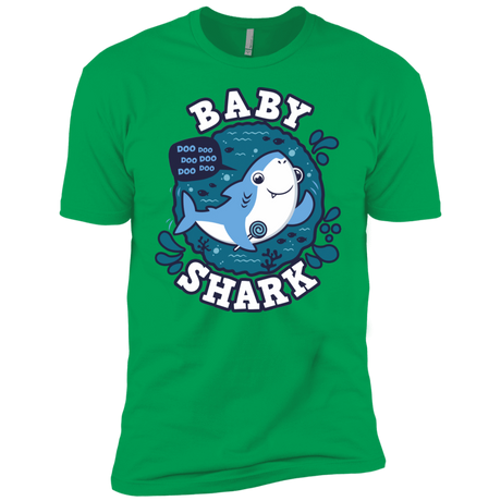 T-Shirts Kelly Green / YXS Shark Family trazo - Baby Boy Boys Premium T-Shirt