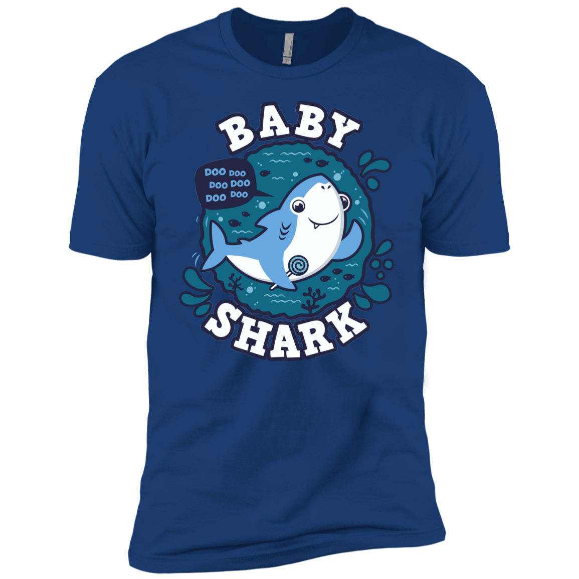 T-Shirts Royal / YXS Shark Family trazo - Baby Boy Boys Premium T-Shirt
