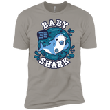 T-Shirts Light Grey / YXS Shark Family trazo - Baby Boy chupete Boys Premium T-Shirt