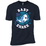T-Shirts Midnight Navy / YXS Shark Family trazo - Baby Boy chupete Boys Premium T-Shirt