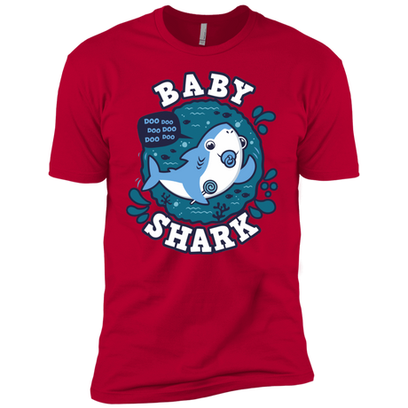 T-Shirts Red / YXS Shark Family trazo - Baby Boy chupete Boys Premium T-Shirt