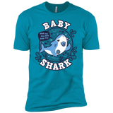 T-Shirts Turquoise / YXS Shark Family trazo - Baby Boy chupete Boys Premium T-Shirt