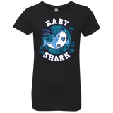 T-Shirts Black / YXS Shark Family trazo - Baby Boy chupete Girls Premium T-Shirt