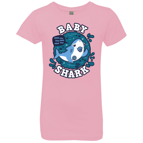 T-Shirts Light Pink / YXS Shark Family trazo - Baby Boy chupete Girls Premium T-Shirt