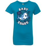 T-Shirts Turquoise / YXS Shark Family trazo - Baby Boy chupete Girls Premium T-Shirt