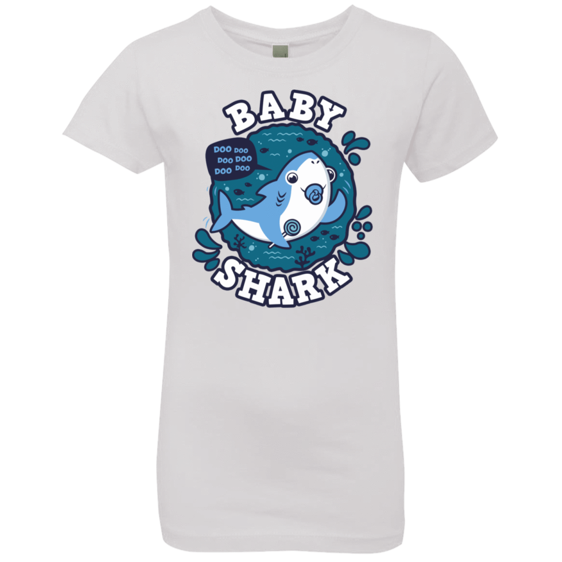 T-Shirts White / YXS Shark Family trazo - Baby Boy chupete Girls Premium T-Shirt