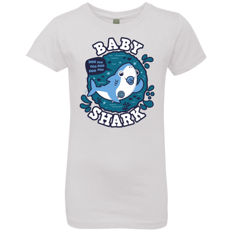 T-Shirts White / YXS Shark Family trazo - Baby Boy chupete Girls Premium T-Shirt