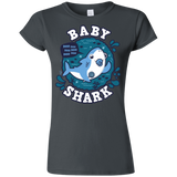 T-Shirts Charcoal / S Shark Family trazo - Baby Boy chupete Junior Slimmer-Fit T-Shirt