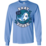 T-Shirts Carolina Blue / S Shark Family trazo - Baby Boy chupete Men's Long Sleeve T-Shirt