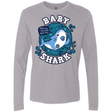 T-Shirts Heather Grey / S Shark Family trazo - Baby Boy chupete Men's Premium Long Sleeve