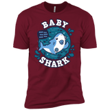 T-Shirts Cardinal / X-Small Shark Family trazo - Baby Boy chupete Men's Premium T-Shirt