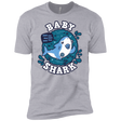 T-Shirts Heather Grey / X-Small Shark Family trazo - Baby Boy chupete Men's Premium T-Shirt