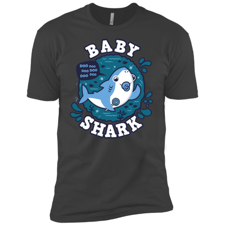 T-Shirts Heavy Metal / X-Small Shark Family trazo - Baby Boy chupete Men's Premium T-Shirt