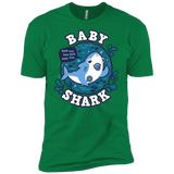 T-Shirts Kelly Green / X-Small Shark Family trazo - Baby Boy chupete Men's Premium T-Shirt