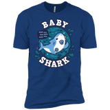 T-Shirts Royal / X-Small Shark Family trazo - Baby Boy chupete Men's Premium T-Shirt