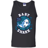 T-Shirts Black / S Shark Family trazo - Baby Boy chupete Men's Tank Top