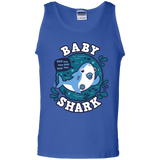 T-Shirts Royal / S Shark Family trazo - Baby Boy chupete Men's Tank Top