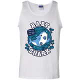 T-Shirts White / S Shark Family trazo - Baby Boy chupete Men's Tank Top