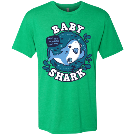 T-Shirts Envy / S Shark Family trazo - Baby Boy chupete Men's Triblend T-Shirt