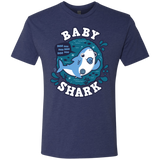 T-Shirts Vintage Navy / S Shark Family trazo - Baby Boy chupete Men's Triblend T-Shirt