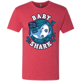 T-Shirts Vintage Red / S Shark Family trazo - Baby Boy chupete Men's Triblend T-Shirt