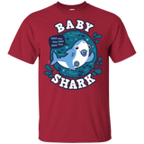 T-Shirts Cardinal / S Shark Family trazo - Baby Boy chupete T-Shirt