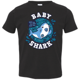 T-Shirts Black / 2T Shark Family trazo - Baby Boy chupete Toddler Premium T-Shirt