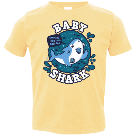 T-Shirts Butter / 2T Shark Family trazo - Baby Boy chupete Toddler Premium T-Shirt