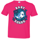 T-Shirts Hot Pink / 2T Shark Family trazo - Baby Boy chupete Toddler Premium T-Shirt