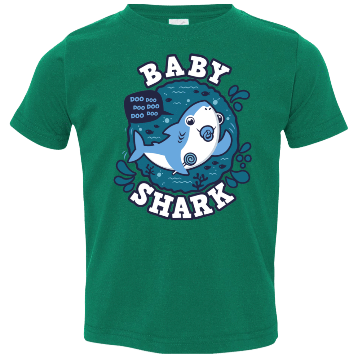 T-Shirts Kelly / 2T Shark Family trazo - Baby Boy chupete Toddler Premium T-Shirt