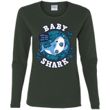 T-Shirts Forest / S Shark Family trazo - Baby Boy chupete Women's Long Sleeve T-Shirt