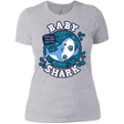 T-Shirts Heather Grey / X-Small Shark Family trazo - Baby Boy chupete Women's Premium T-Shirt