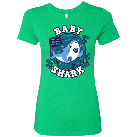T-Shirts Envy / S Shark Family trazo - Baby Boy chupete Women's Triblend T-Shirt
