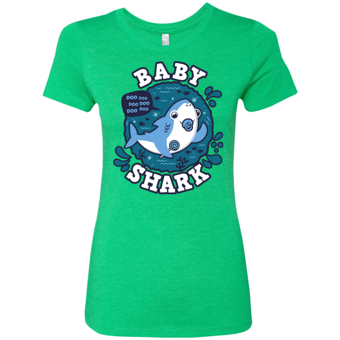 T-Shirts Envy / S Shark Family trazo - Baby Boy chupete Women's Triblend T-Shirt