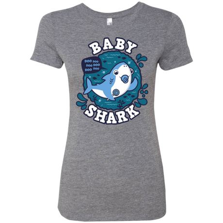T-Shirts Premium Heather / S Shark Family trazo - Baby Boy chupete Women's Triblend T-Shirt