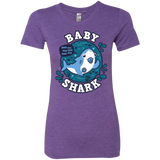 T-Shirts Purple Rush / S Shark Family trazo - Baby Boy chupete Women's Triblend T-Shirt
