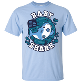 T-Shirts Light Blue / YXS Shark Family trazo - Baby Boy chupete Youth T-Shirt