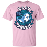 T-Shirts Light Pink / YXS Shark Family trazo - Baby Boy chupete Youth T-Shirt