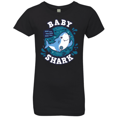 T-Shirts Black / YXS Shark Family trazo - Baby Boy Girls Premium T-Shirt