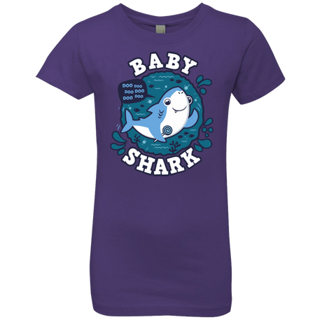 T-Shirts Purple Rush / YXS Shark Family trazo - Baby Boy Girls Premium T-Shirt