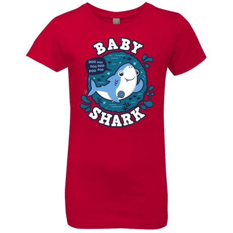 T-Shirts Red / YXS Shark Family trazo - Baby Boy Girls Premium T-Shirt