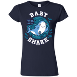 T-Shirts Navy / S Shark Family trazo - Baby Boy Junior Slimmer-Fit T-Shirt