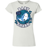 T-Shirts White / S Shark Family trazo - Baby Boy Junior Slimmer-Fit T-Shirt