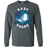 T-Shirts Dark Heather / S Shark Family trazo - Baby Boy Men's Long Sleeve T-Shirt