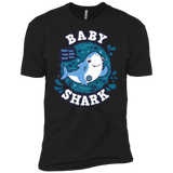 T-Shirts Black / X-Small Shark Family trazo - Baby Boy Men's Premium T-Shirt