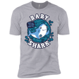 T-Shirts Heather Grey / X-Small Shark Family trazo - Baby Boy Men's Premium T-Shirt