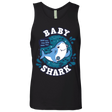 T-Shirts Black / S Shark Family trazo - Baby Boy Men's Premium Tank Top