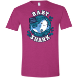 T-Shirts Antique Heliconia / S Shark Family trazo - Baby Boy Men's Semi-Fitted Softstyle