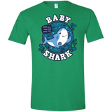T-Shirts Heather Irish Green / S Shark Family trazo - Baby Boy Men's Semi-Fitted Softstyle