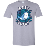 T-Shirts Sport Grey / X-Small Shark Family trazo - Baby Boy Men's Semi-Fitted Softstyle